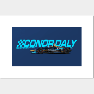 Conor Daly 2022 (light blue) Posters and Art